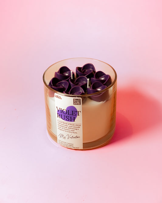 Violet Rush | 14oz Soy Blend Candle (Grande)