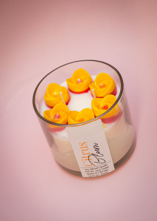 Citrus Bloom – 14oz Soy Blend Candle