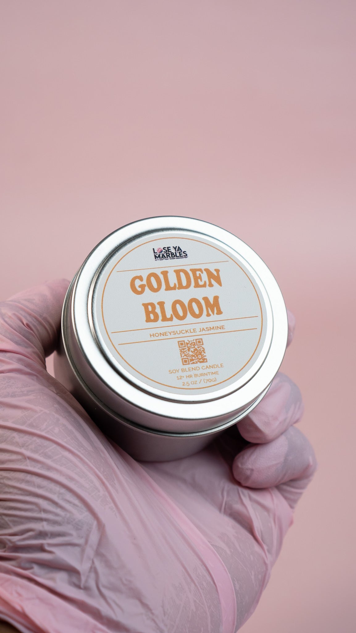 Golden Bloom – 4oz Soy Blend Candle