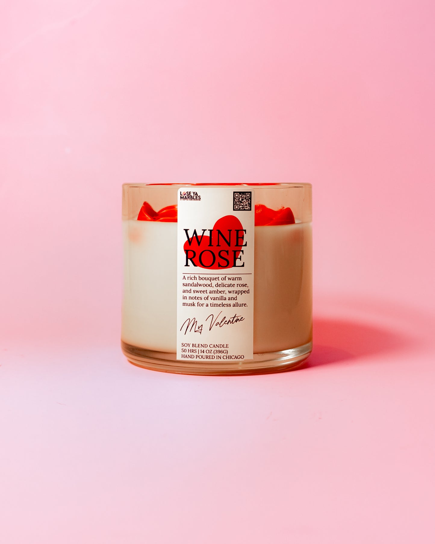 Wine Rose | 14oz Soy Blend Candle (Grande)