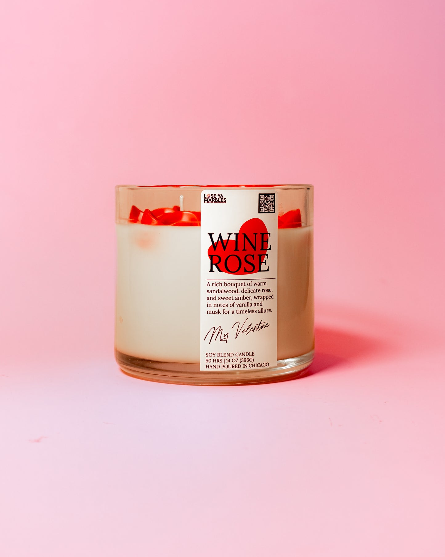 Wine Rose | 14oz Soy Blend Candle (Grande)