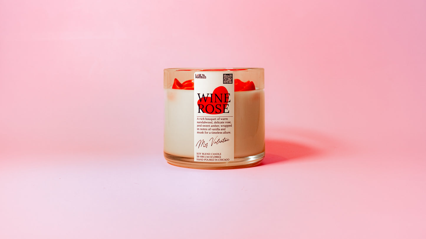 Wine Rose | 14oz Soy Blend Candle (Grande)