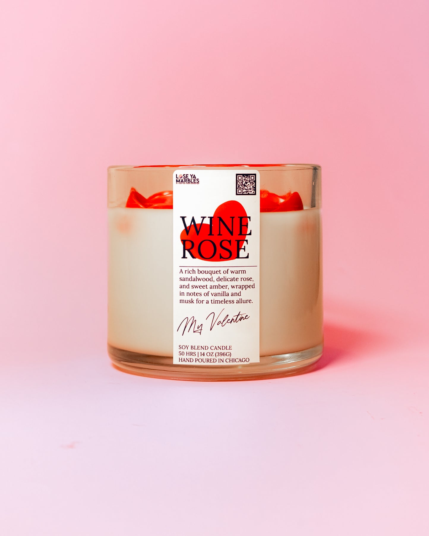 Wine Rose | 14oz Soy Blend Candle (Grande)
