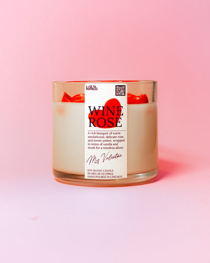 Wine Rose | 14oz Soy Blend Candle (Grande)
