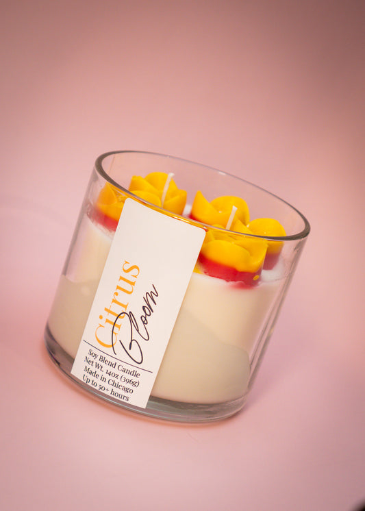 Citrus Bloom – 14oz Soy Blend Candle