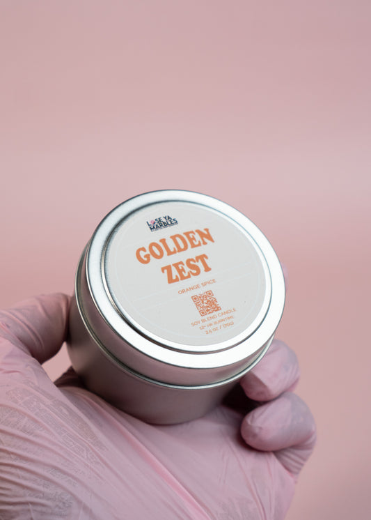 Golden Zest – 4oz Soy Blend Candle