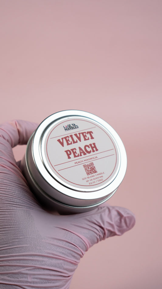 Velvet Peach – 4oz Soy Blend Candle