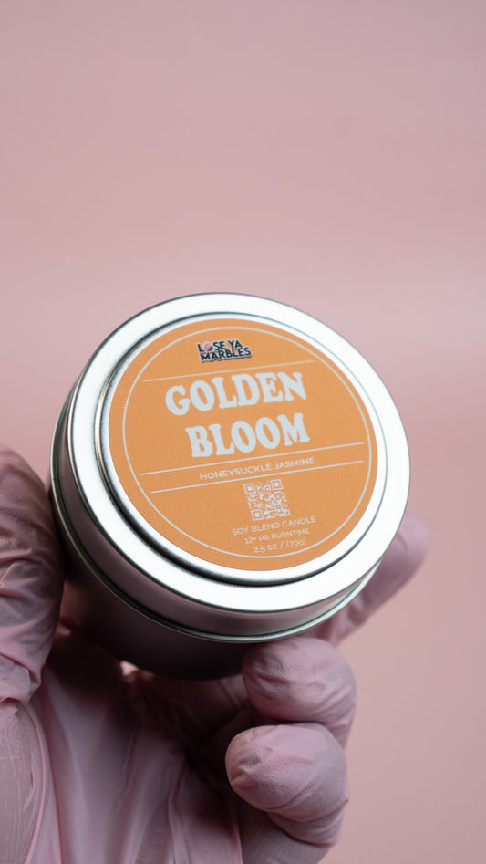 Golden Bloom – 4oz Soy Blend Candle