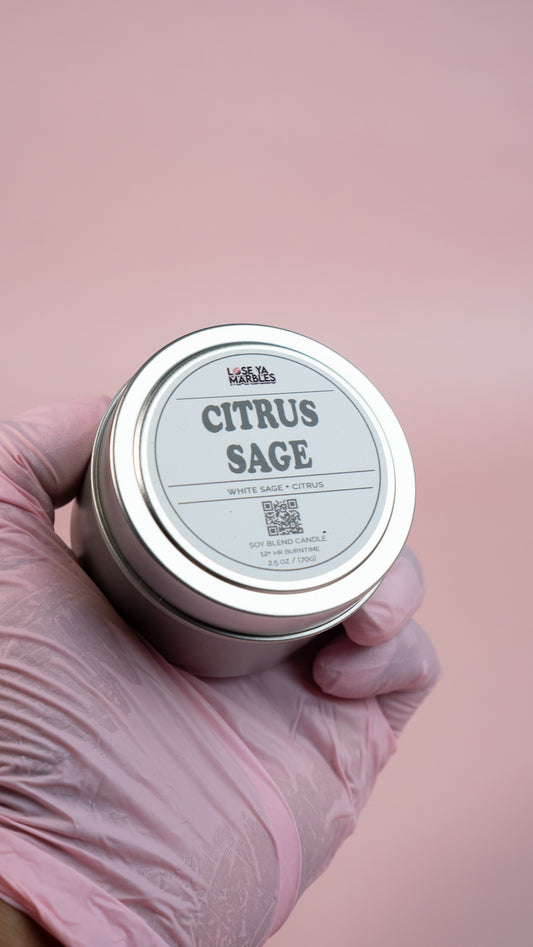 Citrus Sage – 4oz Soy Blend Candle