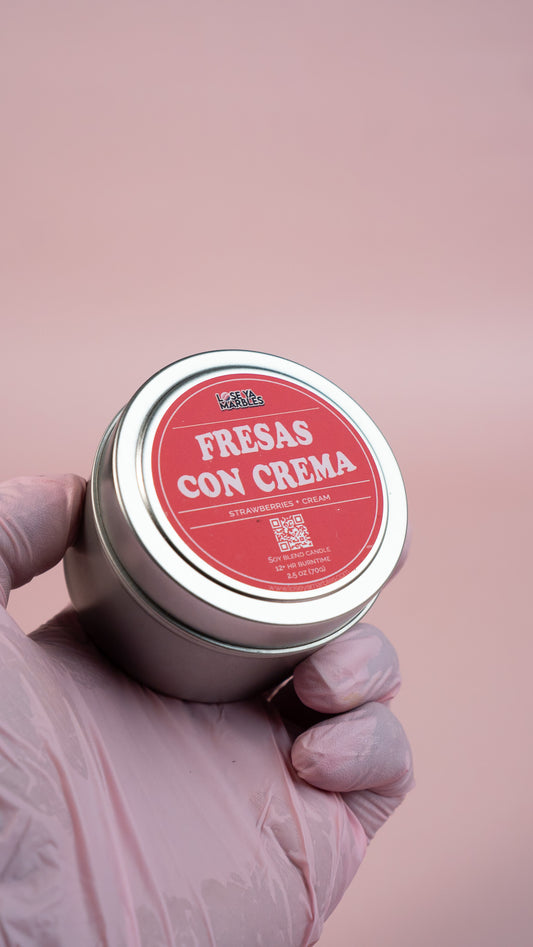 Fresas Con Crema – 4oz Soy Blend Candle