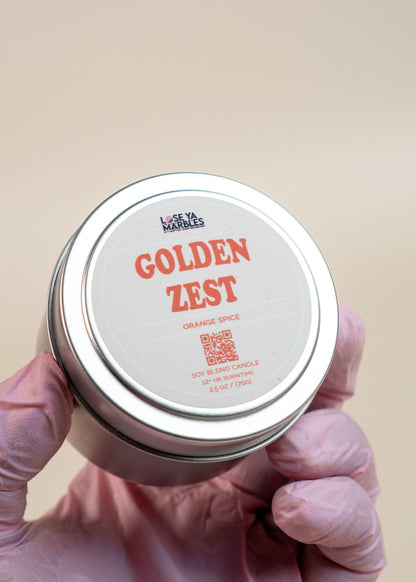 Golden Zest – 4oz Soy Blend Candle