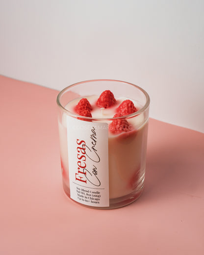 Fresas Con Crema | 8oz/14oz Soy Blend Candle (Signature)
