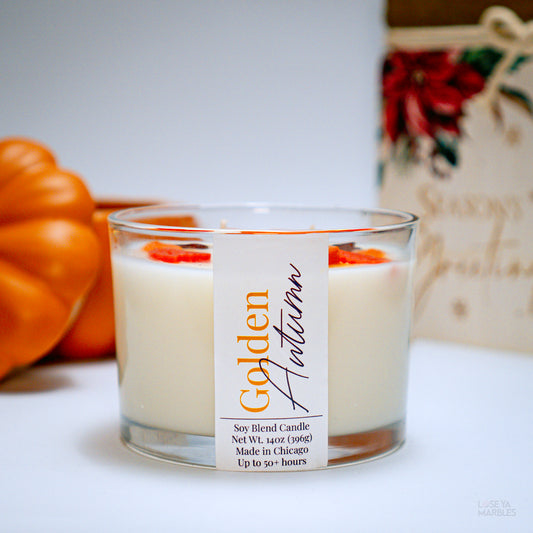 Golden Autumn | 14oz Soy Blend Candle (Grande)