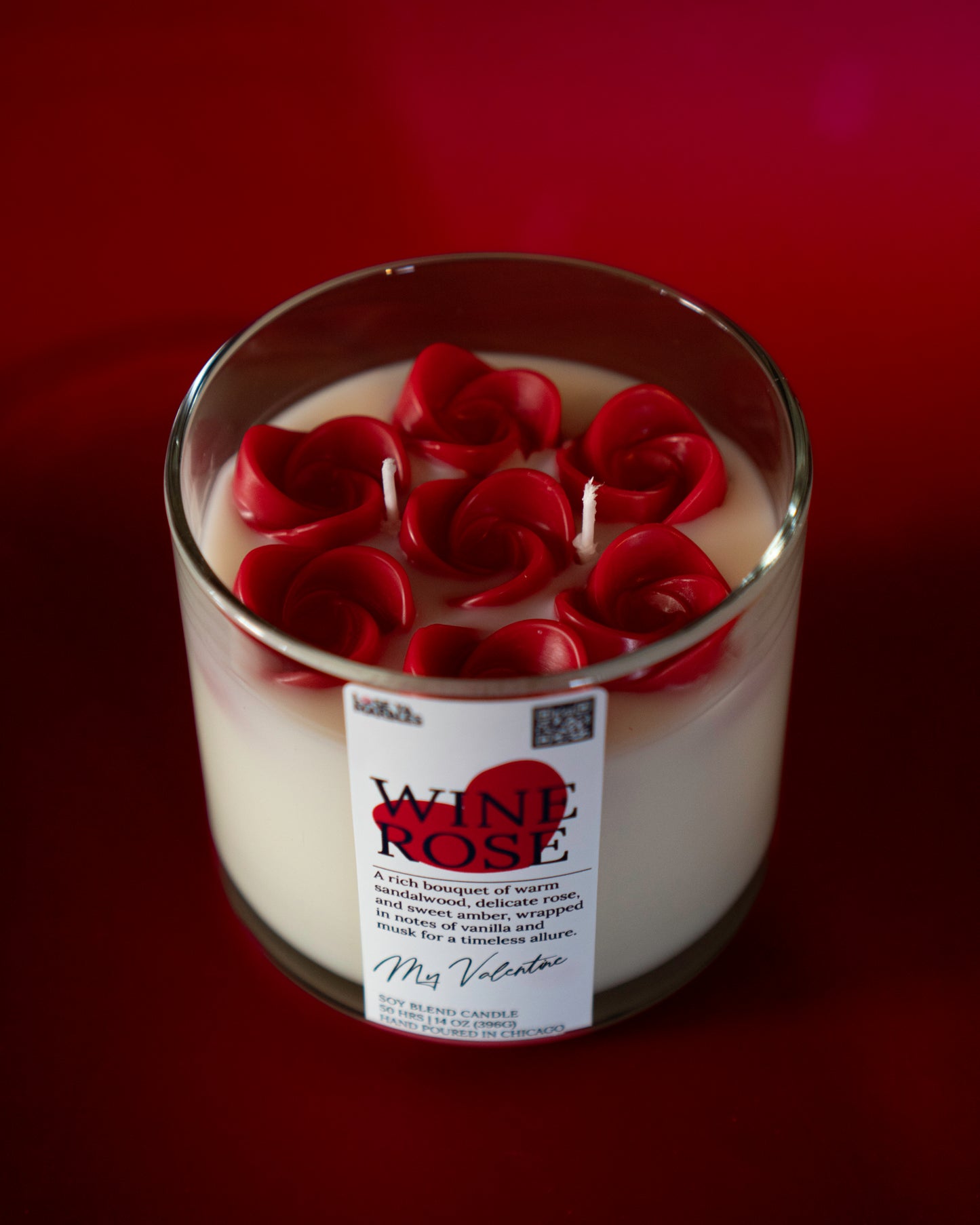 Wine Rose | 14oz Soy Blend Candle (Grande)